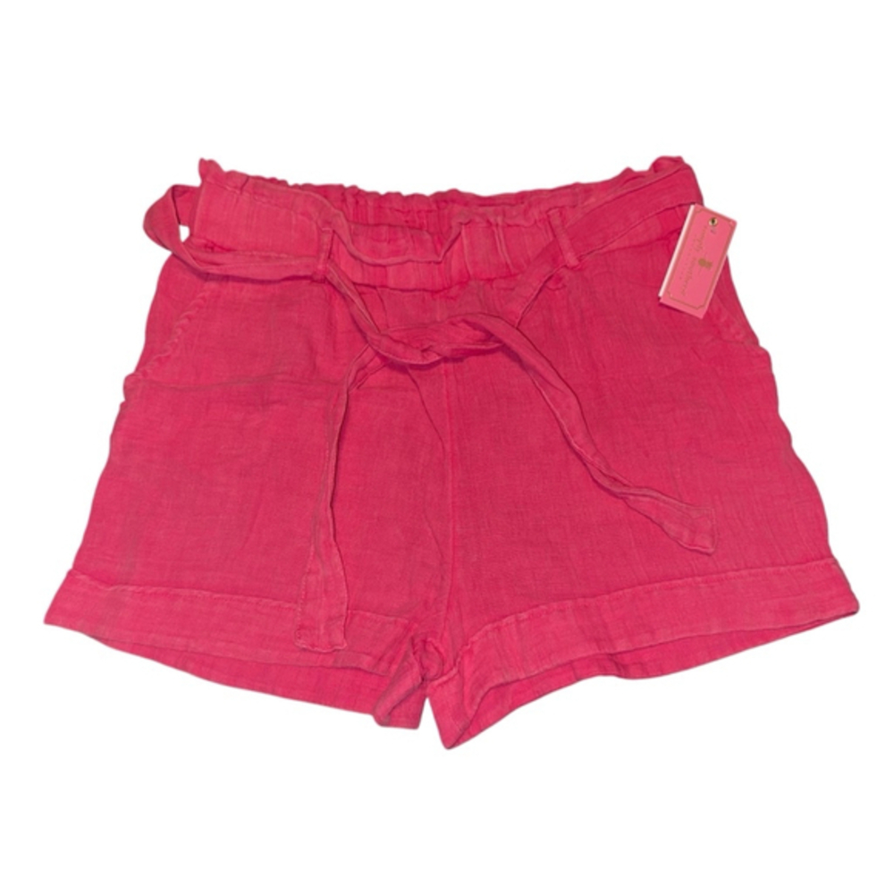 Simply Southern Women’s Hot Pink Paperbag Shorts, Size M, NWT